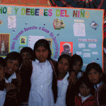 Copia-de-IMG_2440 Children participate in the contest at the Yamparaéz library's third birthday