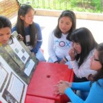 Roxana reading with kids at the literacy fair last month